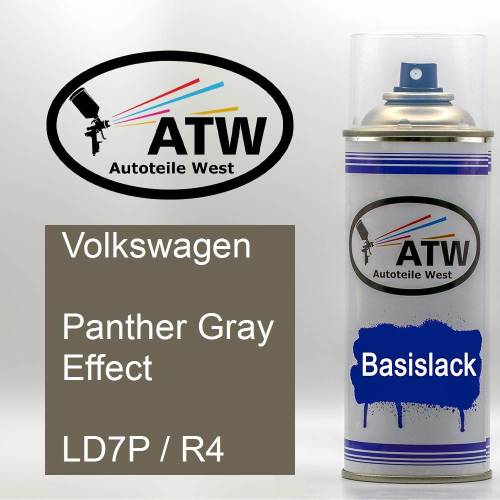 Volkswagen, Panther Gray Effect, LD7P / R4: 400ml Sprühdose, von ATW Autoteile West.